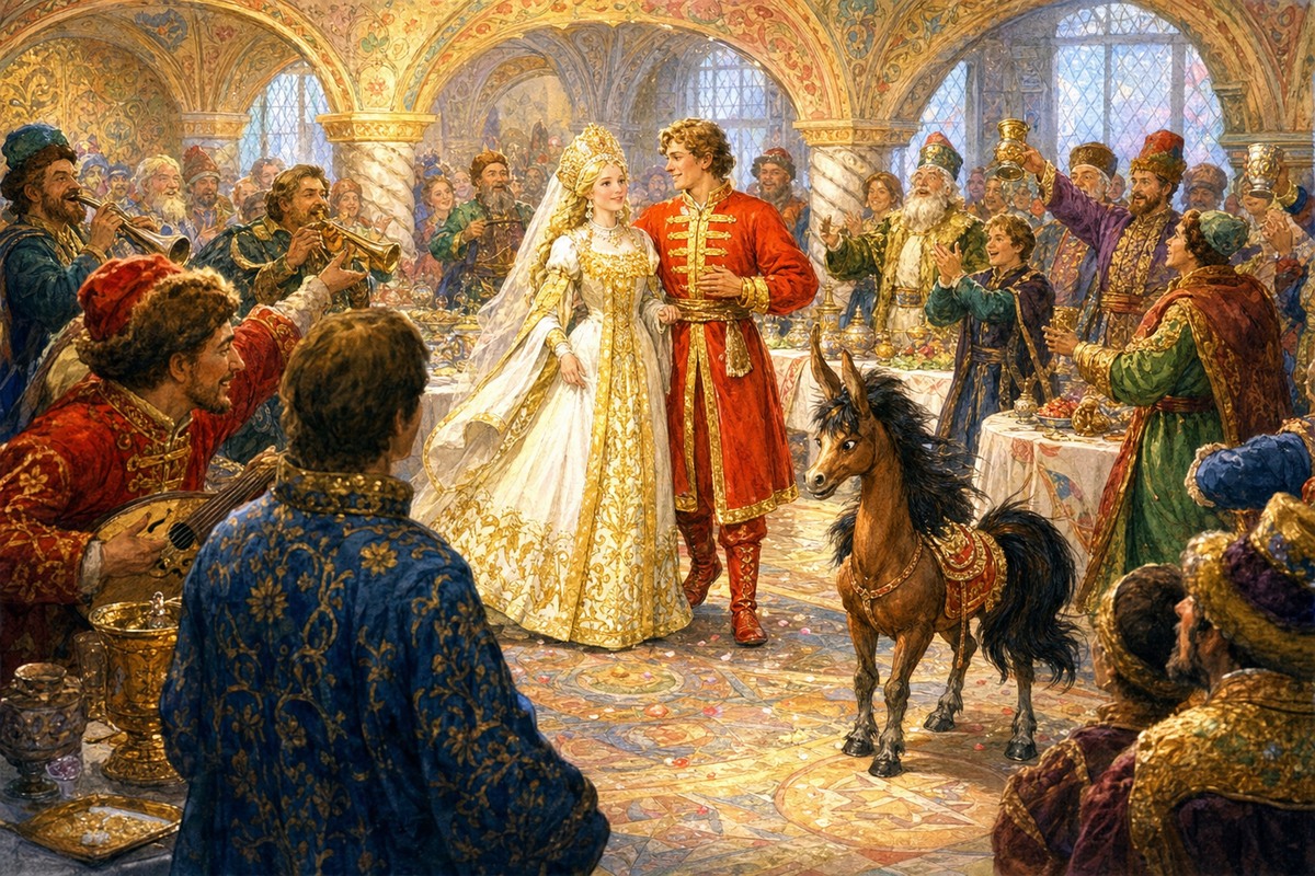 Свадебный пир Ивана и Царь-девицы